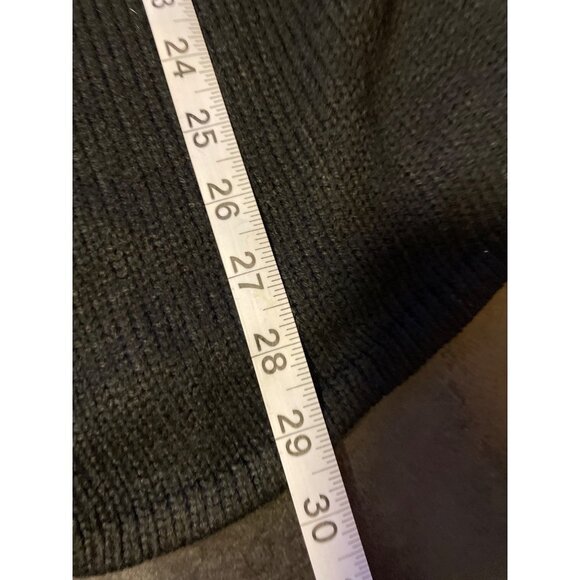 Style & Co Black Red Patterned Round Neck Bishop Sleeve Knit Sweater Sz 1X - Picture 10 of 10